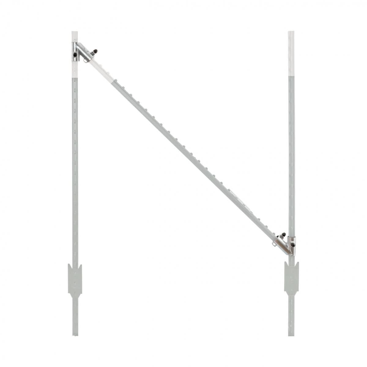 Set inceput gard T-post 2 conectori 6 suruburi 6 piulite 4 capace plastic