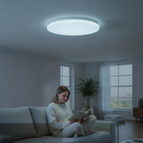 Plafoniera LED Milky, 24W, Ø380x100mm, 6500K, lumina rece