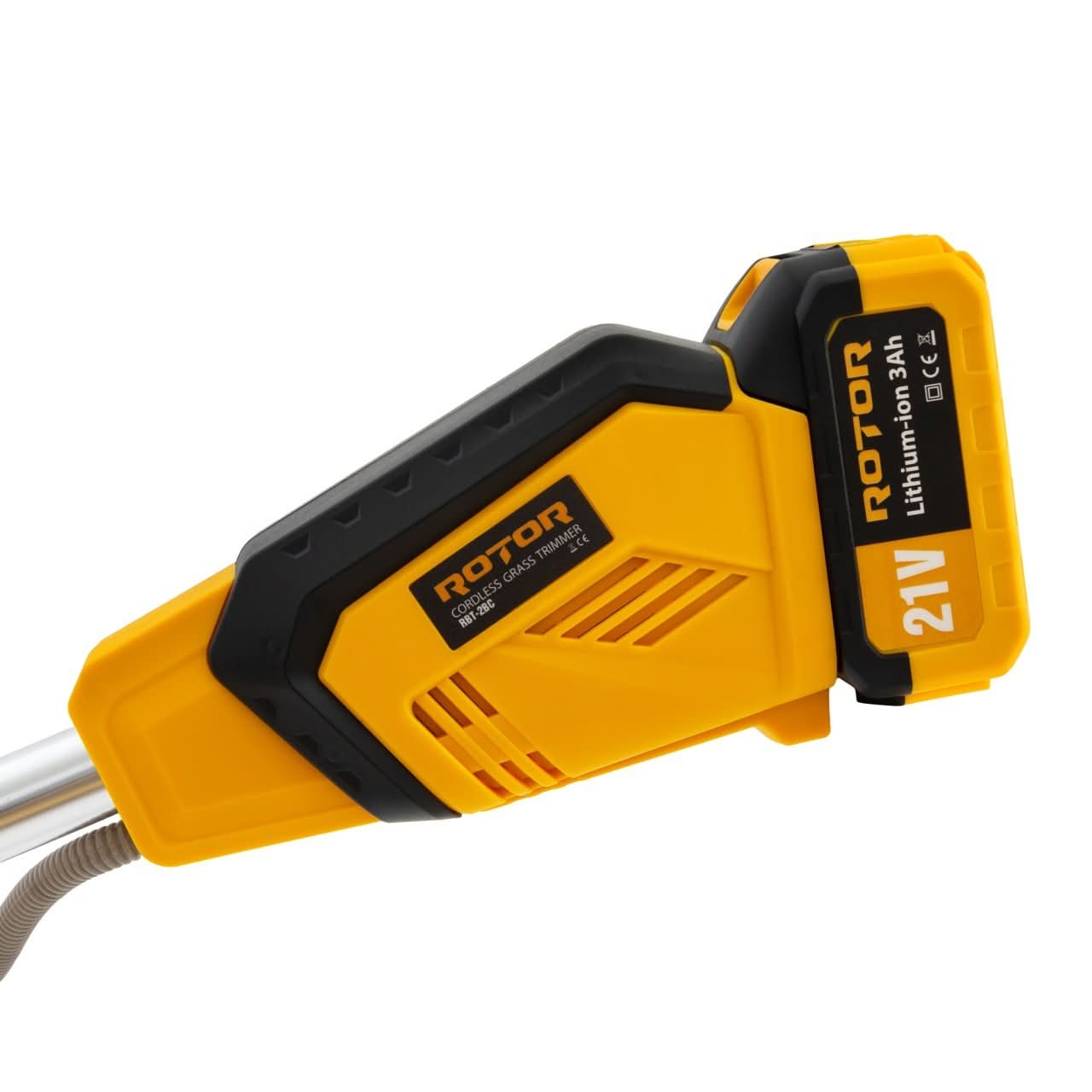 Trimmer pe acumulator ROTOR RBT-2BC 2x21V 3Ah 8000rpm latime taiere 225mm
