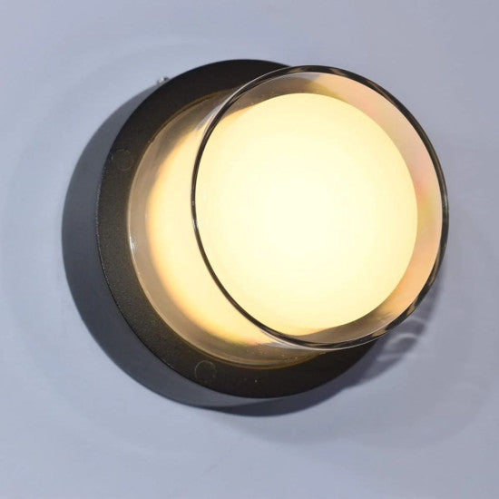 Aplica LED exterior, 12W, 1080 lm, Ø160x100 mm