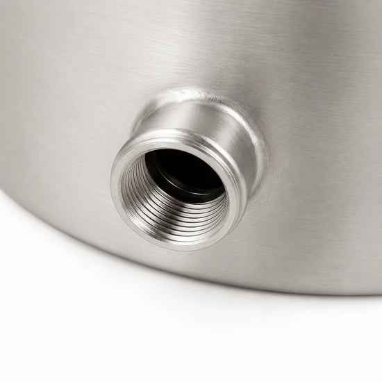 Butoi INOX 150L, AISI 304, capac clamp, robinet INOX