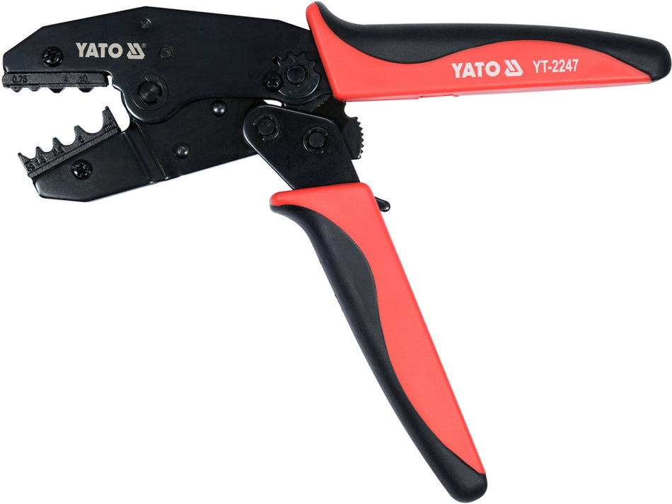 Cleste sertizat conectori 1.5-10mm² YT-2247 – Precizie si rezistenta anti-coroziva
