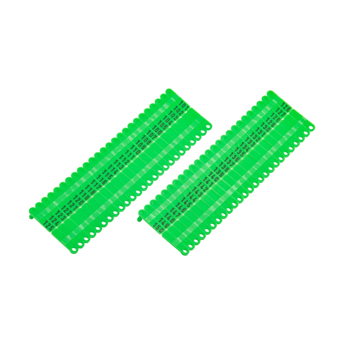 Crotalii pentru miei si iezi Twintag verde 101-150