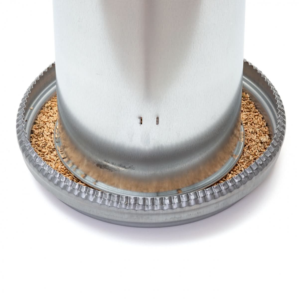 Hranitoare metal galvanizat 22 litri pentru pasari adulte