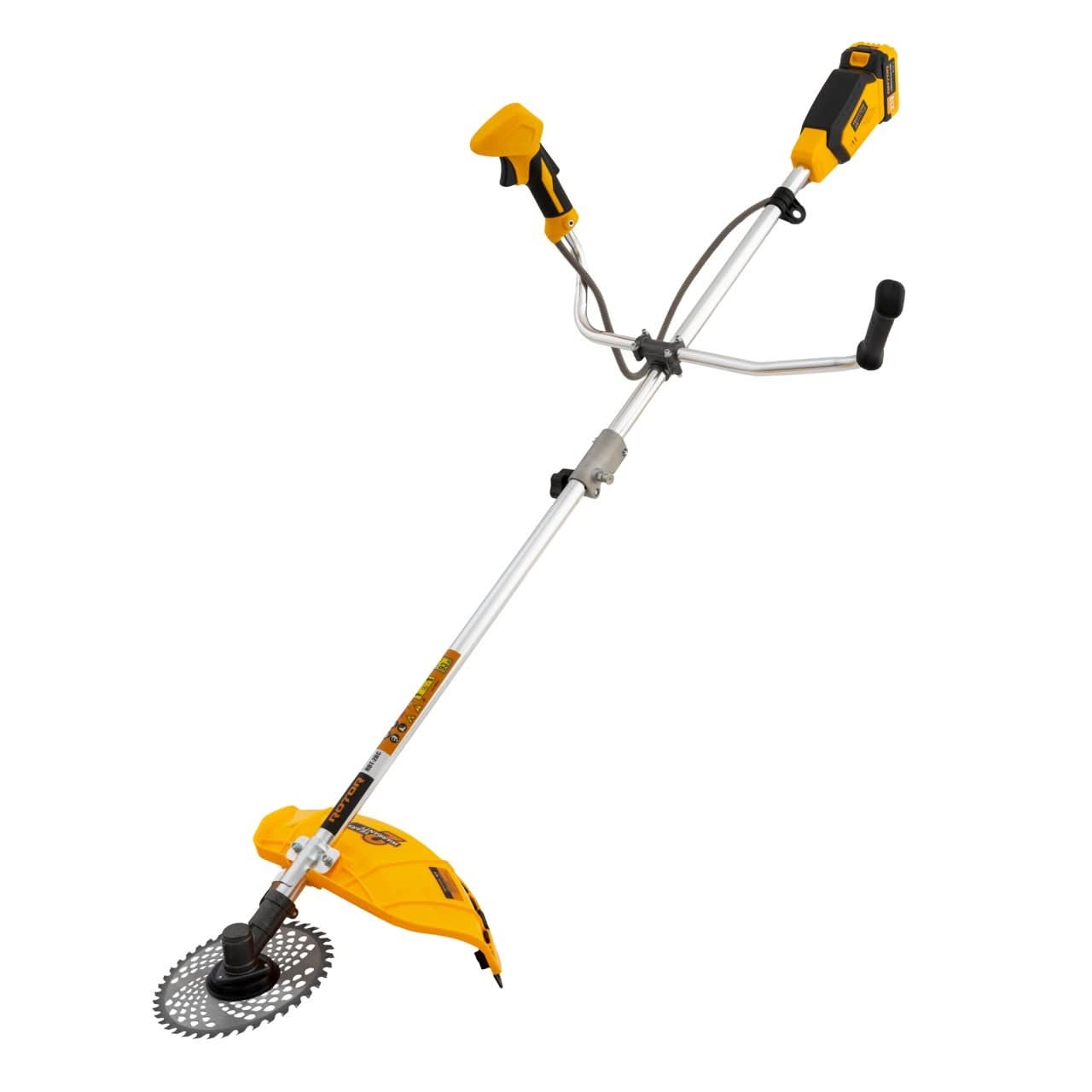 Trimmer pe acumulator ROTOR RBT-2BC 2x21V 3Ah 8000rpm latime taiere 225mm