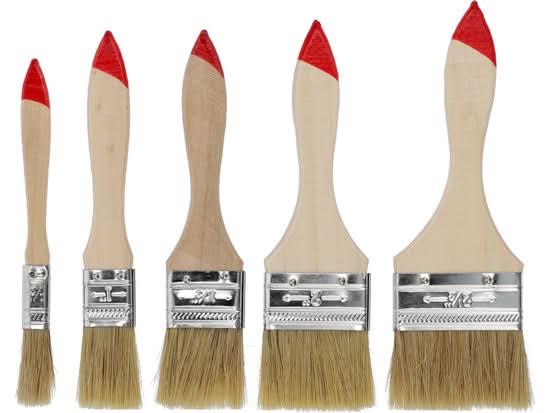 Set Pensule Toya, 5 Bucati (13–63 mm), Pentru Vopsit si Zugravit