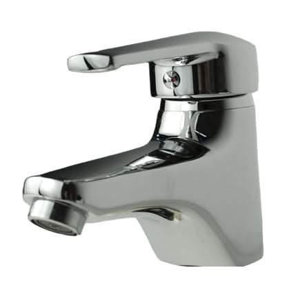 Baterie Sanitară pentru Lavoar Fleko FZ231-203, Monocomandă, Alamă Cromată, Pipă Fixă