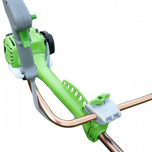 Motocoasa Master Kraft MK-6500, 6.5 CP, motor 2 timpi, cu lama de drujba si cultivator, kit accesorii complet