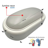 Aplica LED IP65 8W, 650 lm, 175x91x54 mm, 6500K