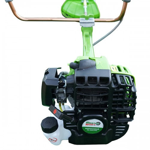 Motocoasa Master Kraft MK-6500, 6.5 CP, motor 2 timpi, cu lama de drujba si cultivator, kit accesorii complet