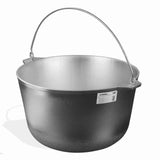 Ceaun tuci aluminiu alimentar 24L cu capac, ZEP, pentru gatit in aer liber