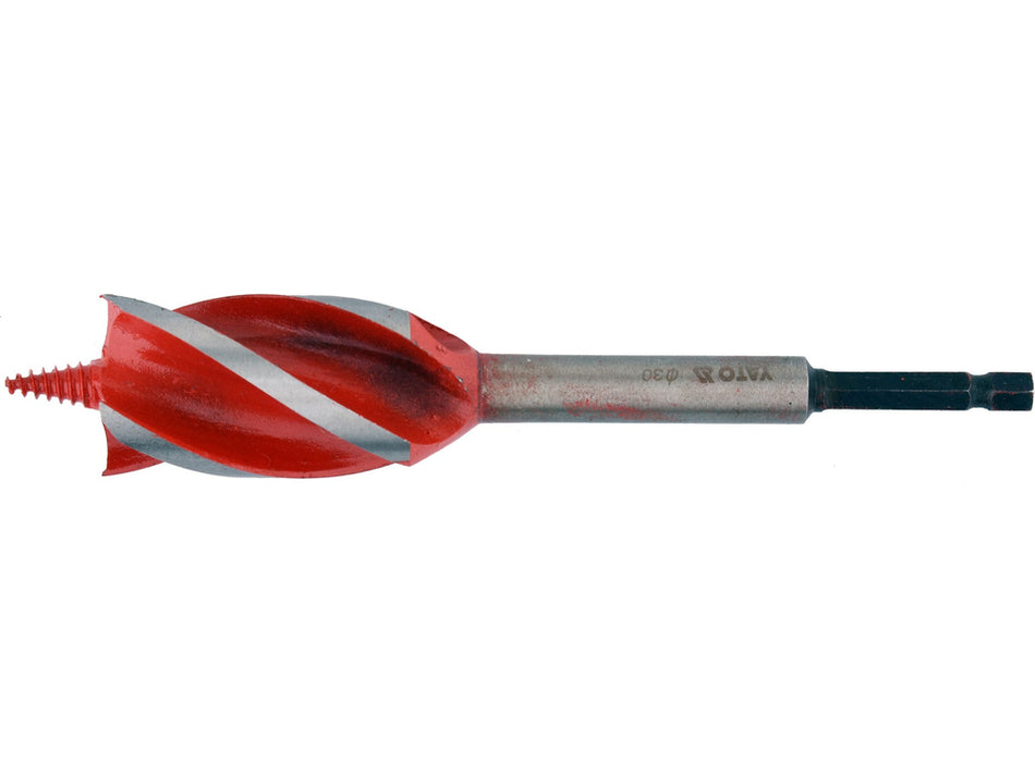 Burghiu sfredel 30 mm, prindere hexagonala, pentru lemn
