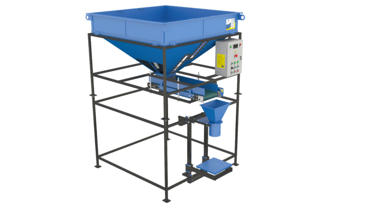 Dozator cu cantar FS-1000 industrial, buncar 1000 L, 0.15–50 kg, precizie ridicata