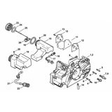 Carter complet drujba Stihl MS 170 MS 180, 017, 018