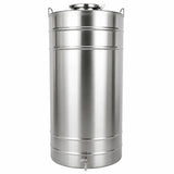 Butoi INOX 180L, AISI 304, capac clamp, robinet INOX