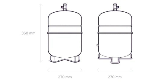 Sistem osmoza inversa PROFESIONAL Aquaphor Osmo Pro 50 190L/zi