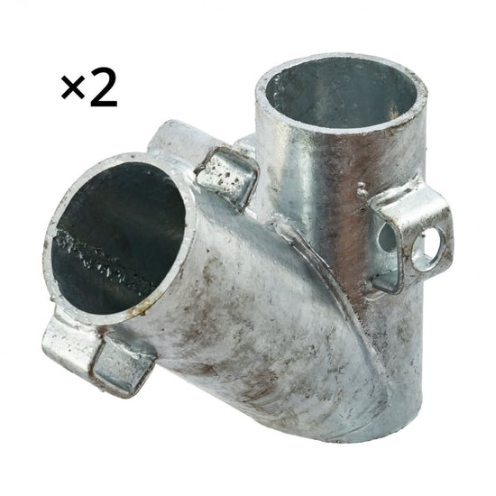 Set colt gard T-post 5 conectori 11 suruburi 13 piulite 10 capace plastic