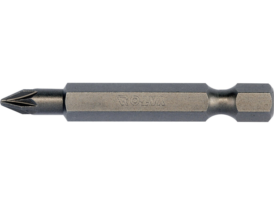 Biti 1/4 inch x 50 mm PZ1, set 10 bucati, otel rezistent, pentru insurubare precisa