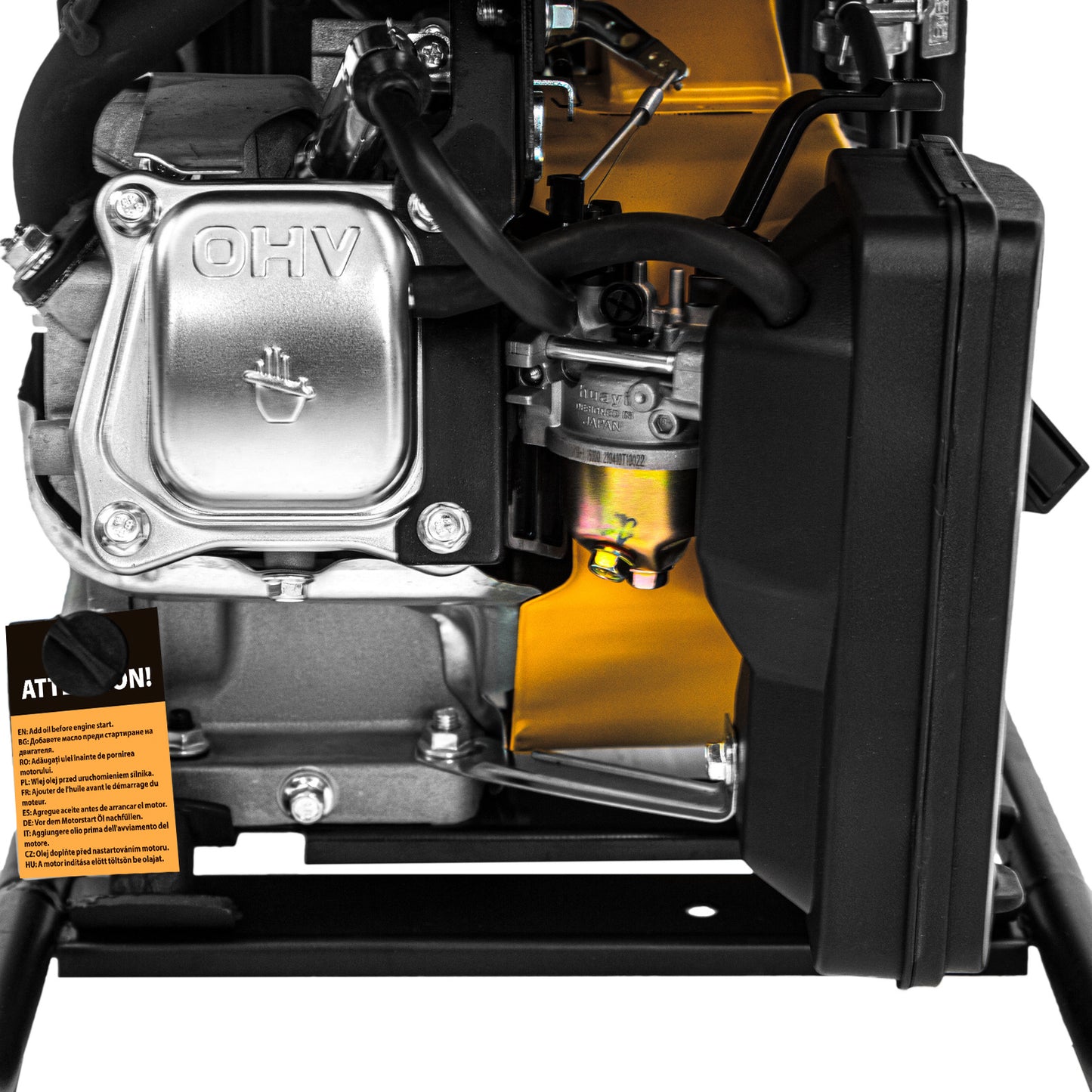 Generator cu invertor Denzel GT-2500iF, 2.5 kW, 230V, carcasa deschisa, pornire manuala, motor 212 cm³