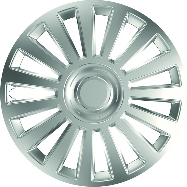 Set 4 Capace Roți Universale 16 inch, Fabricate din Plastic ABS, Rezistente și Ușor de Curățat
