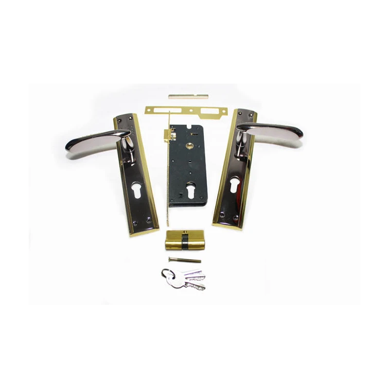 Broasca cu butuc si silduri L128 BN-GP, yala metalica rezistenta