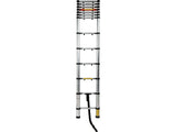 SCARĂ TELESCOPICĂ DIN ALUMINIU 3.8M, 13 TREPTE