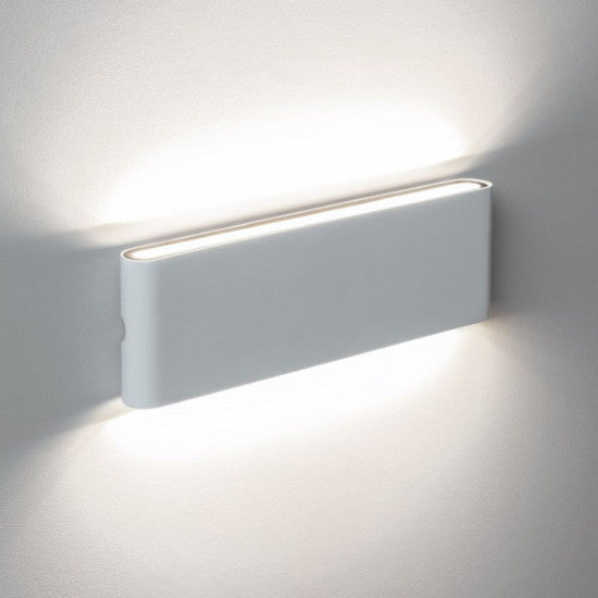Aplica LED Long extra-plata, 24W, 2160 lm, 300x98x40 mm