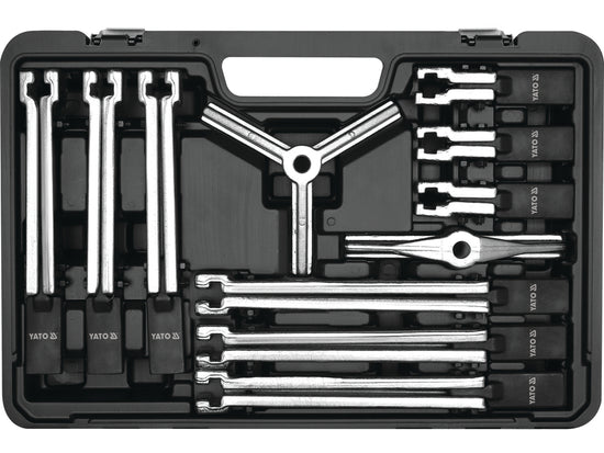 Set extractoare rulmenti Yato YT-25105, 12 in 1, 100-250 mm - imagine 1