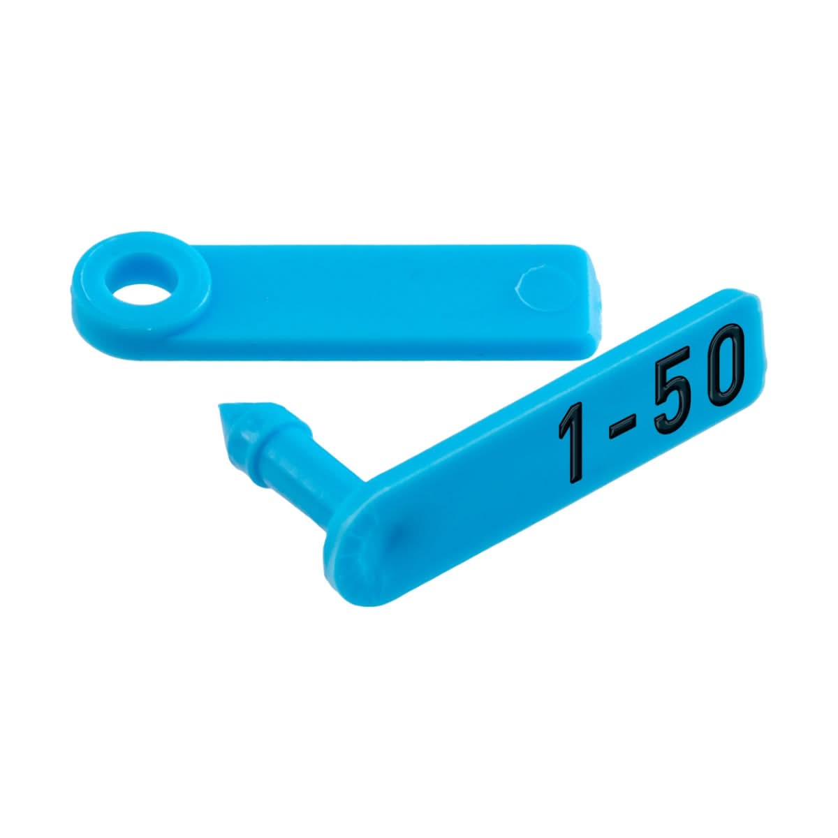 Crotalii pentru miei si iezi Twintag albastru 1-50