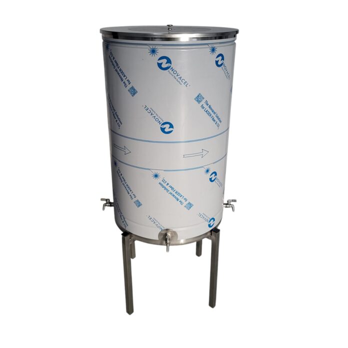 Vas agheasma INOX 120 L cu suport si 3 robineti