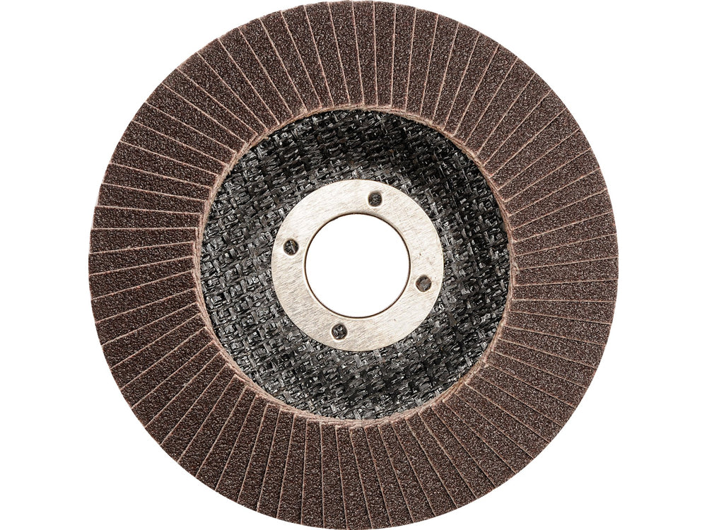 Disc lamelar slefuit 125mm, P80 – pentru lemn, metal si materiale plastice