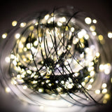 Ghirlanda Micro LED 1500 LED 150 m Alb Cald Exterior Interior 8 Programe Timer Telecomanda IP44
