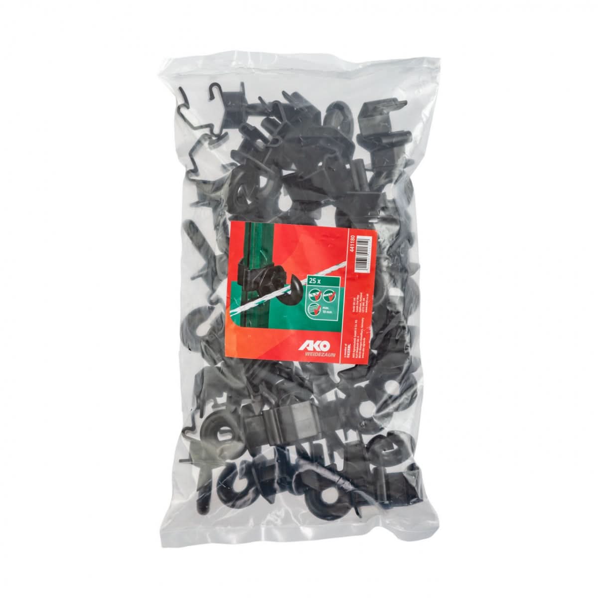 Izolator inelar T-post set 25 buc pentru fir franghie banda gard electric