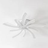 Lustra LED 70W, 10 Brate, Telecomanda IR, 3 Culori, 700 mm
