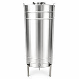 Butoi INOX 200L, AISI 304, capac clamp, robinet INOX