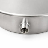 Butoi INOX 200L, AISI 304, capac clamp, robinet INOX