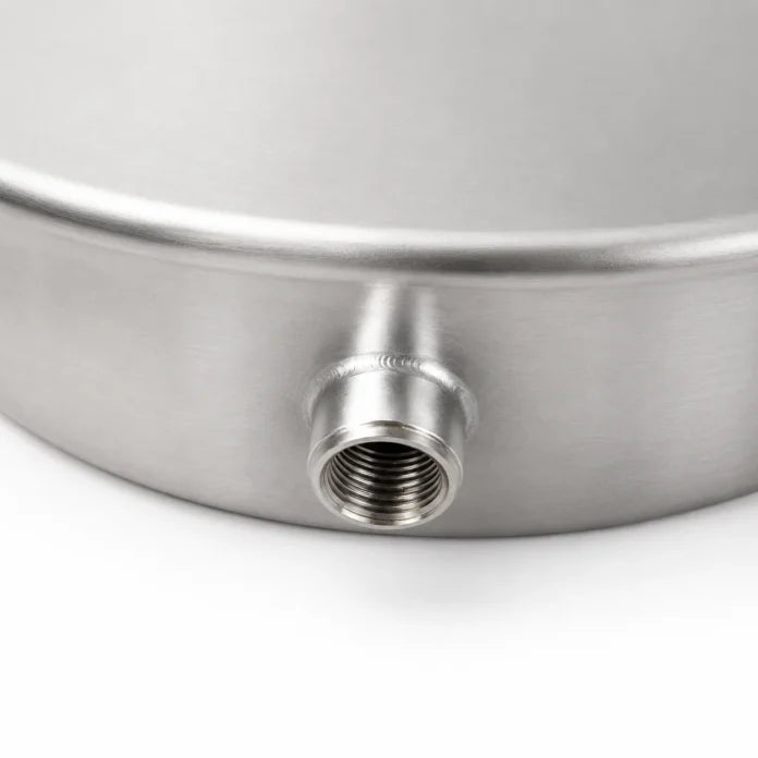 Butoi INOX 200L, AISI 304, capac clamp, robinet INOX