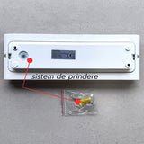 Aplica LED Long extra-plata, 24W, 2160 lm, 300x98x40 mm