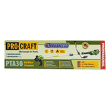 Trimmer pe acumulator PROCRAFT PTA30, 20V, 300 mm, 5500-7500 rpm, fara acumulator
