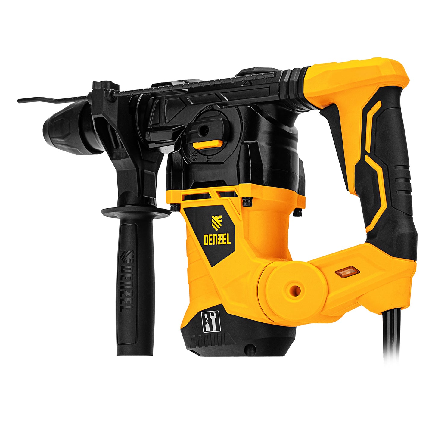 Ciocan rotopercutor electric Denzel RHV-1250-30, SDS-plus, 1250 W, 5 J, 3+1 moduri, valiza inclusa