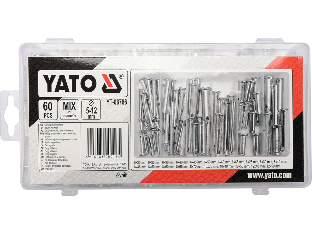 Set bolturi cu cap si gaura Yato YT-06786 - imagine produs 2