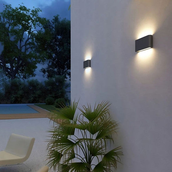 Aplica LED extra-plata, 12W, 1080 lm, 170x90x30 mm