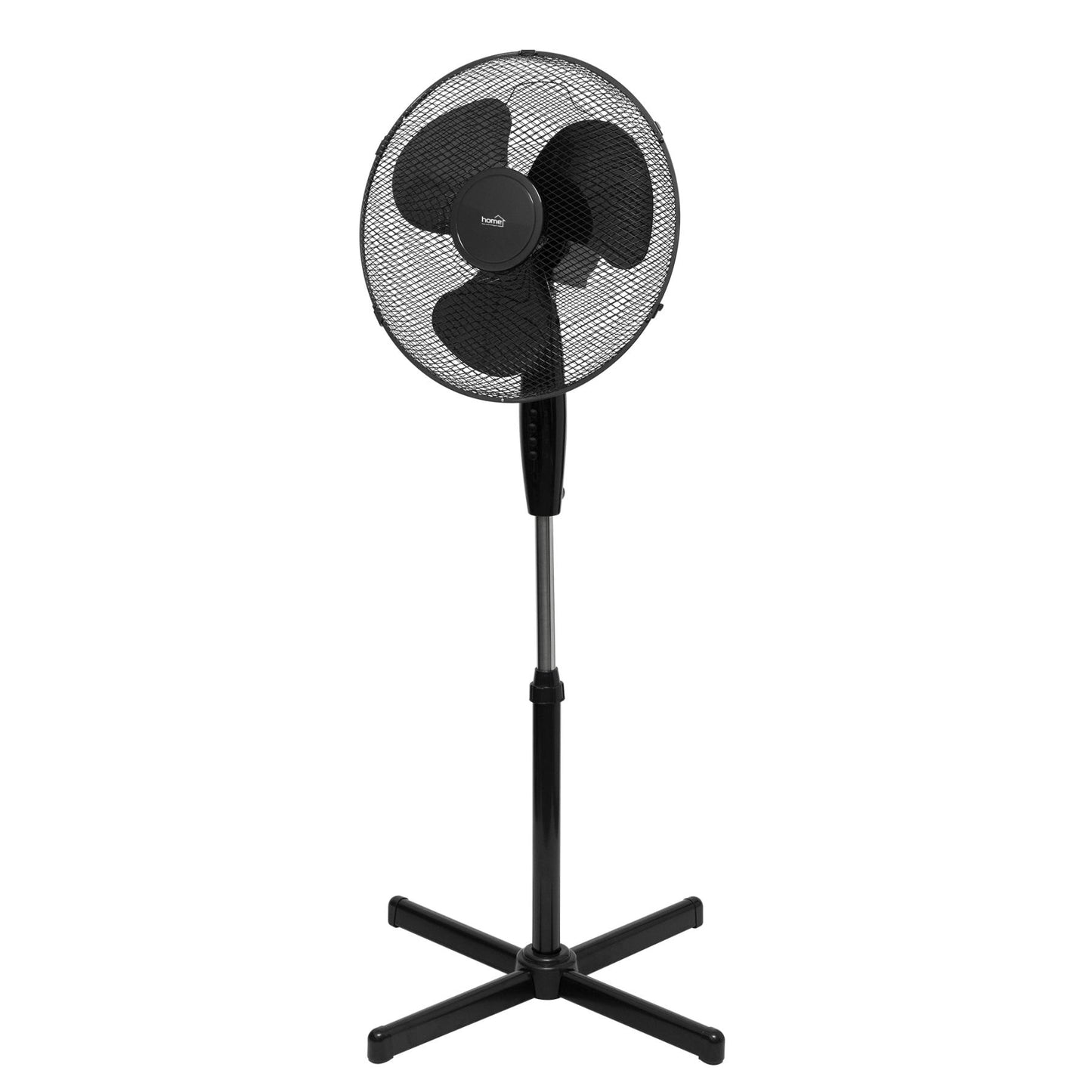 Ventilator cu stativ negru 40 cm 45W 3 trepte viteza model SF40BK