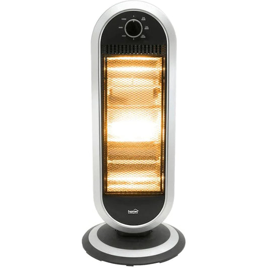 Radiator halogen FK 23 cu 3 trepte de putere, oscilare, protectie la rasturnare – incalzire eficienta pentru 18 m²