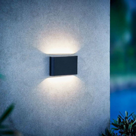 Aplica LED extra-plata, 12W, 1080 lm, 170x90x30 mm