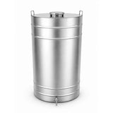 Butoi INOX 250L, AISI 304, capac clamp, Ø602x1000 mm