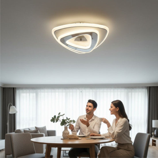 Plafoniera LED Halimede 48W, 3700lm, Ø240x55mm