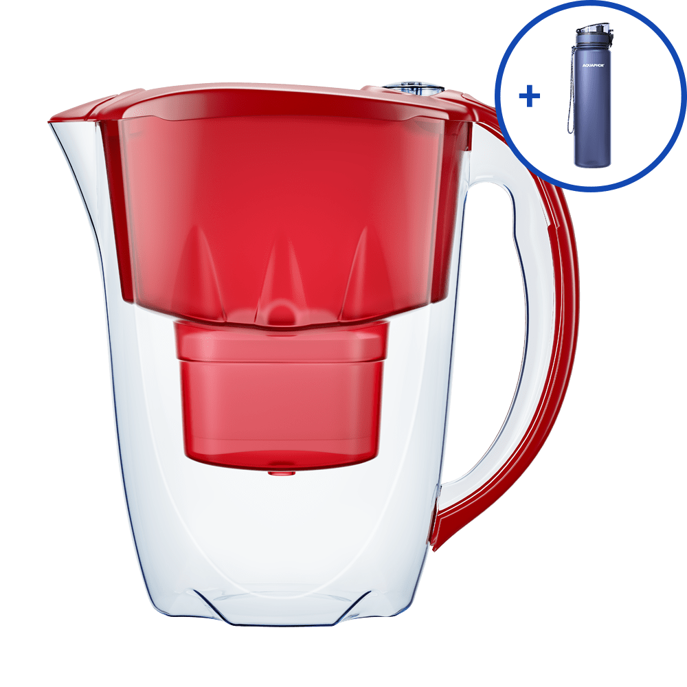 Cana filtranta Amethyst Maxfor B25 1L Aquaphor + sticlă filtrantă CITY 1L
