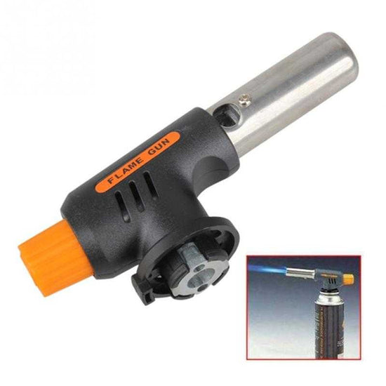 Cap arzator portabil pentru butelii gaz M7 807, pistol de lipit si flambat, 1300°C