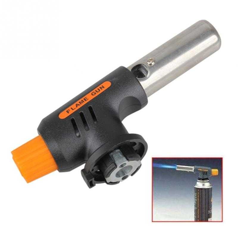 Cap arzator portabil pentru butelii gaz M7 807, pistol de lipit si flambat, 1300°C